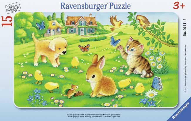 Ravensburger slagalice 15 delova - Mace, kuce, zeke 06111