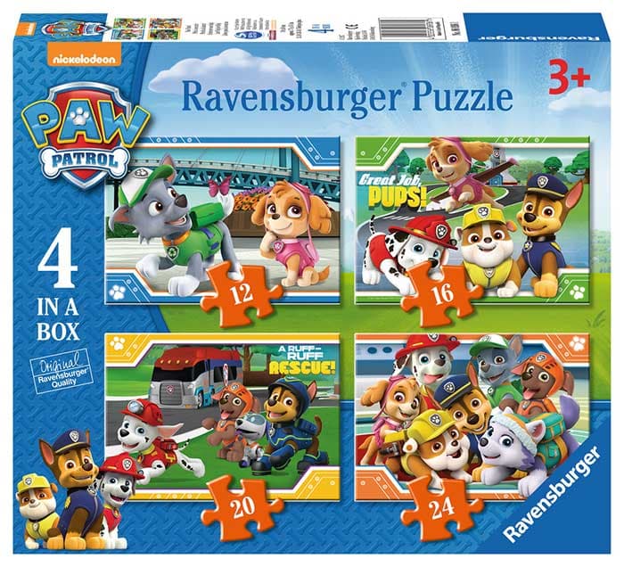 Ravensburger Slagalica 4u1 - Paw Patrol 06936
