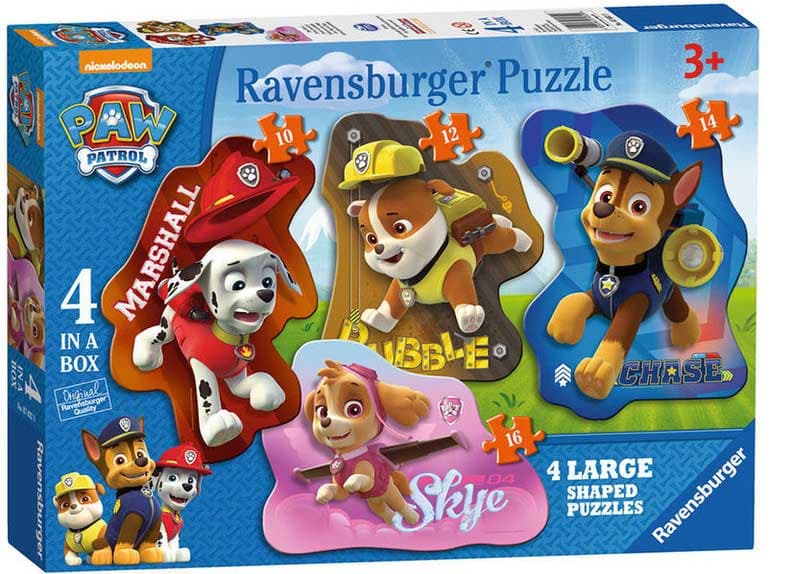 Ravensburger puzzle 52 dela - 4 u 1, Paw patrol 07032