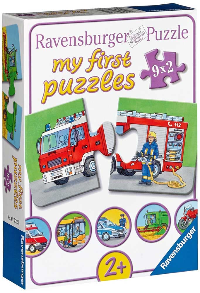 Ravensburger puzzle 18 delova - 9 u 1 zanimanja 07332