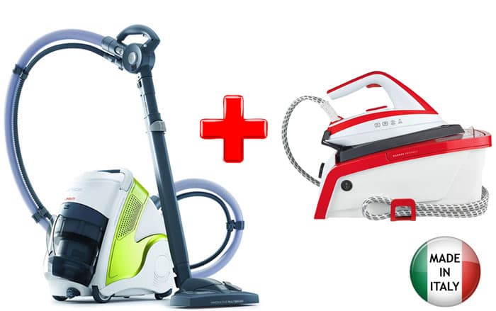 Polti Set Paročistač Unico MCV70 + Pegla sa generatorom pare Vaporella 8.80