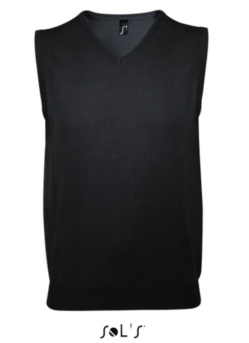 Sols Unisex prsluk Gentleman Black veličina XL 00591