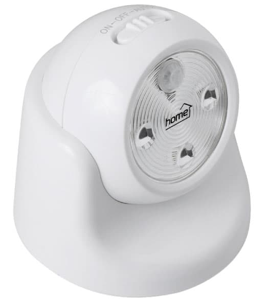 LED noćna lampa na baterije sa senzorom pokreta PNL3/WH