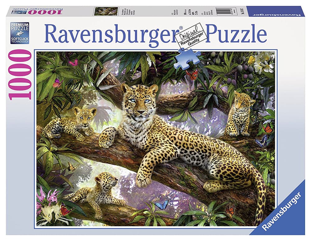 Ravensburger puzzle Životinje - Leopard Family 1000 delova RA19148