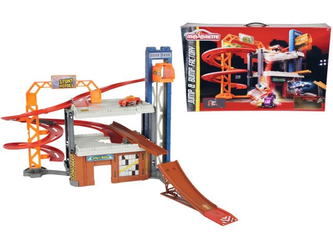 Majorette Kaskaderska stanica Stunt Heroes Jump n Bump Factory M2058014