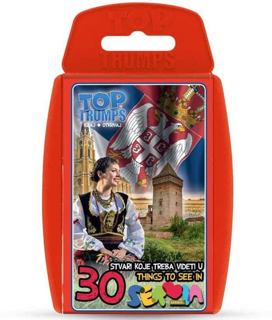 Top Trumps karte 30 Stvari koje treba videti u Srbiji WM27700