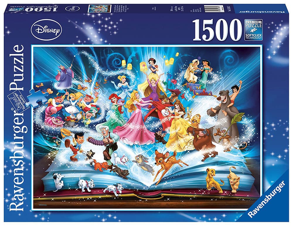 Ravensburger puzzle Disney - Čarobna knjiga bajki 1500 delova