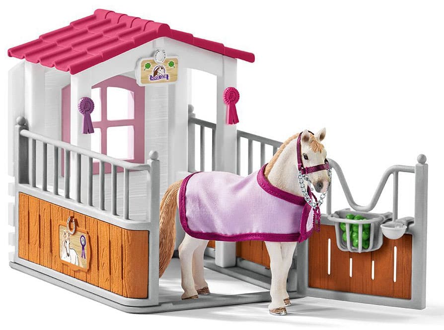 Schleich Figurice Domaće životinje - Štala za konja sa konjem 42368