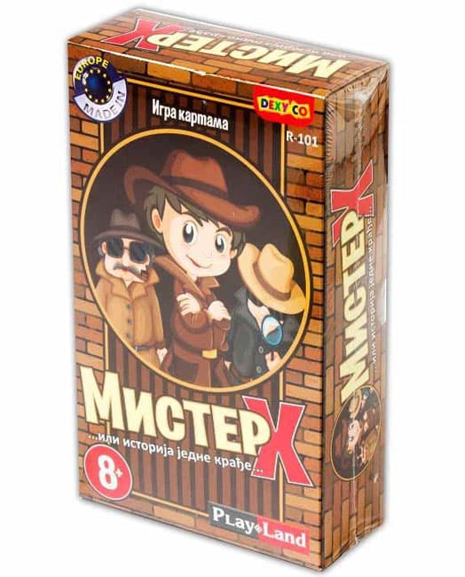 Play Land Mister X Društvena igra kartama PL101