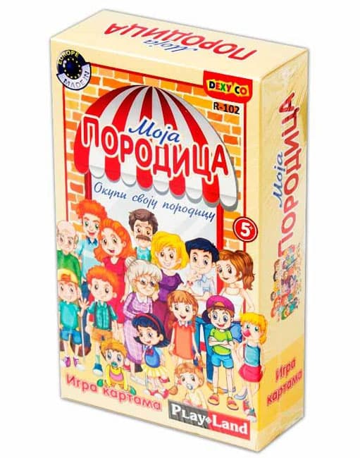 Play Land Moja porodica Društvena igra kartama PL102