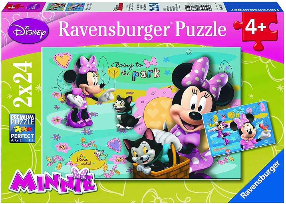 Ravensburger puzzle Dečije puzle - 2x24 - Disney - Minnie Mouse 2x24 dela RA08862