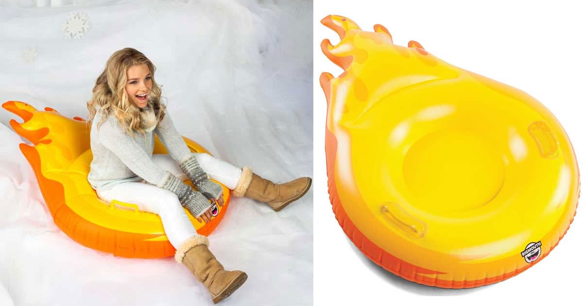 Guma na naduvavanje za sankanje na snegu Vatrena lopta 532203 005057