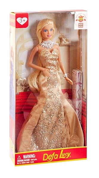 Defa Lucy Lutka U Svečanoj Zlatnoj Haljini 33165