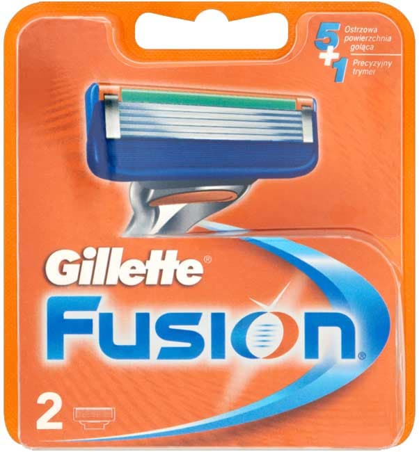 Gillette Fusion Dve rezervne glave brijača 0501122
