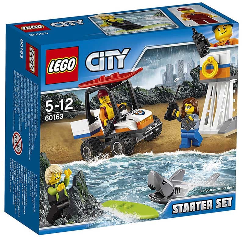 LEGO® City kocke Coast Guard Starter Set - Obalska straža: Osnovni set 76 delova 60163