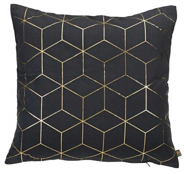 Ukrasna jastučnica Holi (bez jastuka) 50x50 tamno siva