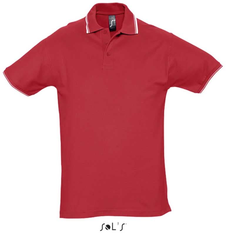 Muška polo majica Sols Practice Red veličina XXL 11365