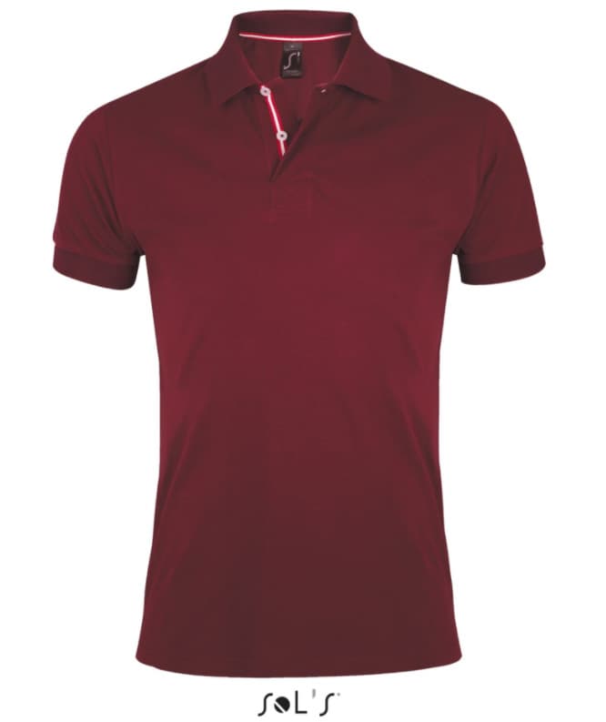 Sols Muška majica sa kragnom Patriot Burgundy vel. XXL 00576
