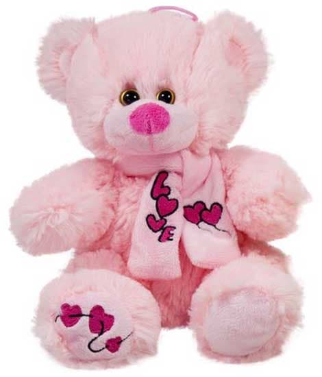 Amek Toys Plišani medvedić sa šalom