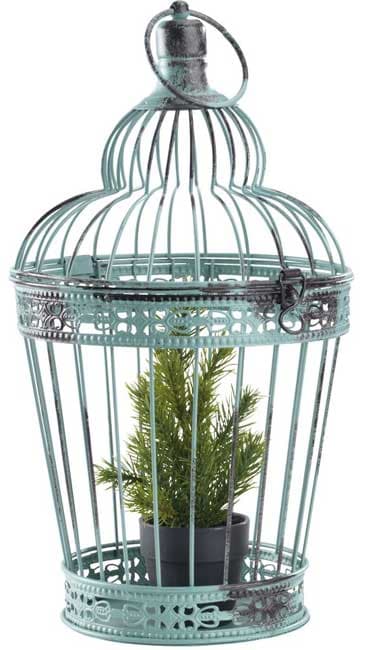 Ukrasni kavez za saksiju sa cvećem Svetlo zelena