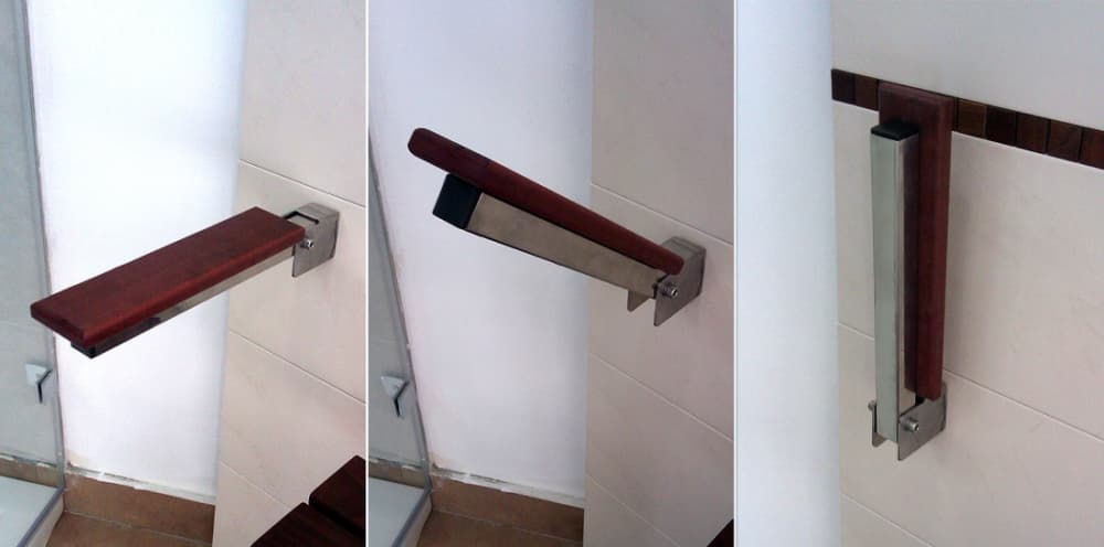 Rukohvat za kupatila od tikovine 50cm