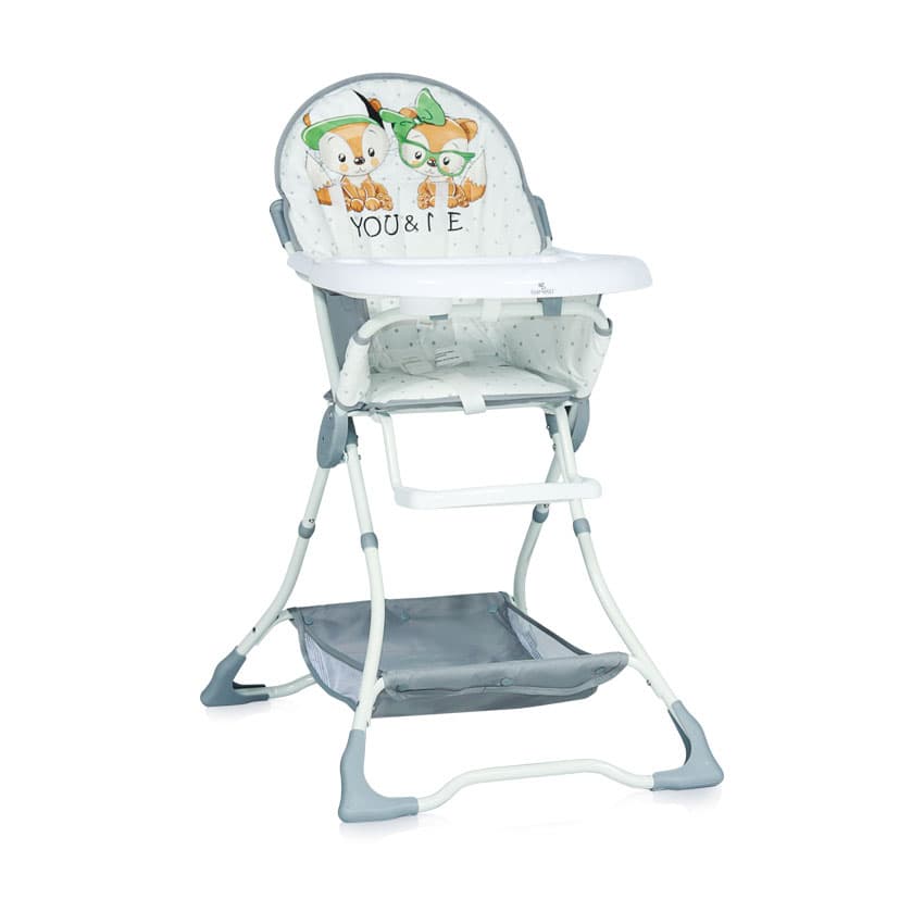Lorelli Bebi stolica za hranjenje Bonbon Grey Foxes