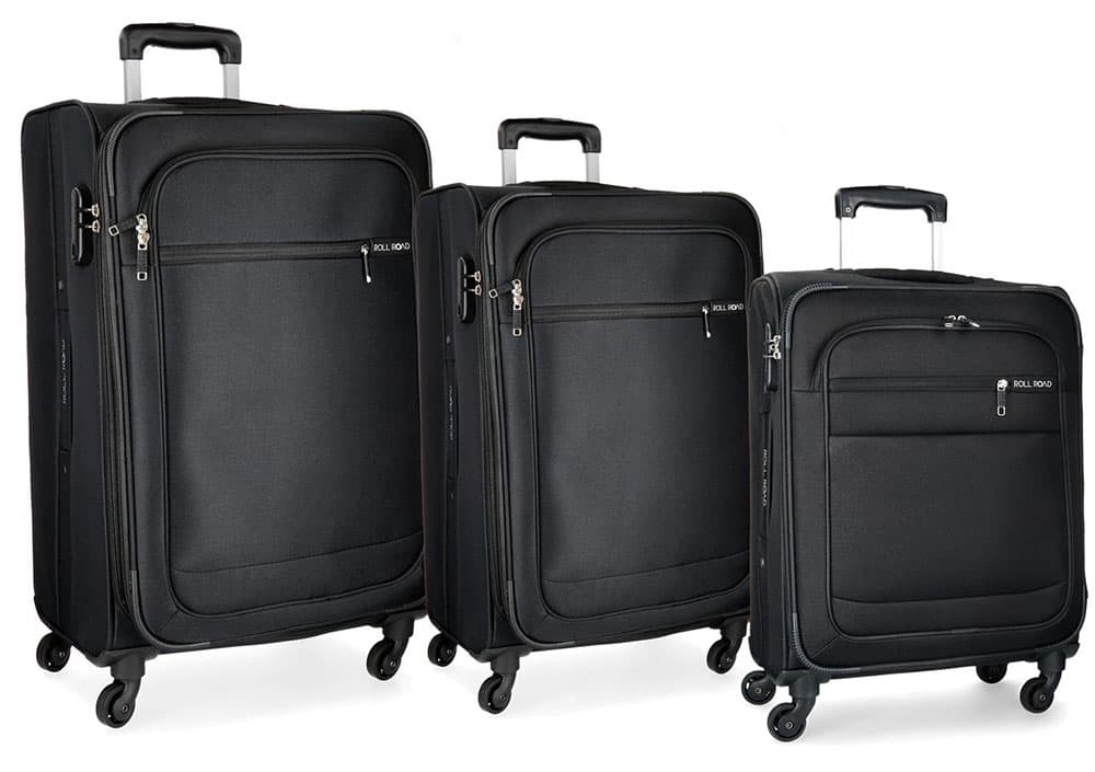 Movom Roll Road Set putnih kofera 55/67/76cm Trail Black 55394