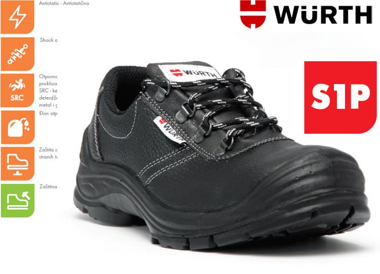 Wurth Bezbednosne cipele Pegazus S1P plitke vel. 38