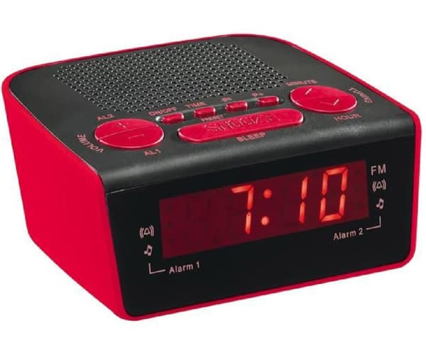 ClipSonic Radio prijemnik sa satom i budilnikom AR314R