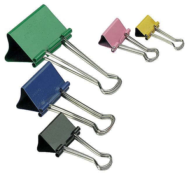 Foldback Klamerice 32 mm Alco 783S26 raznobojne 144 kom