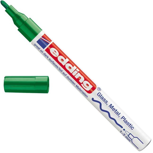 Paint marker Edding E-751 Zeleni 4-751004