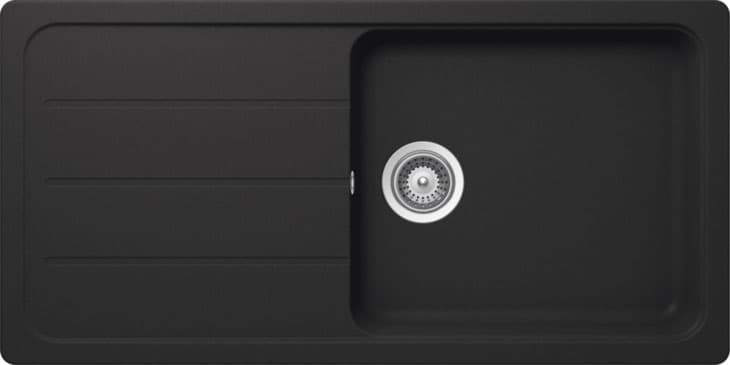 Granitna sudopera Formhaus D-100L crna