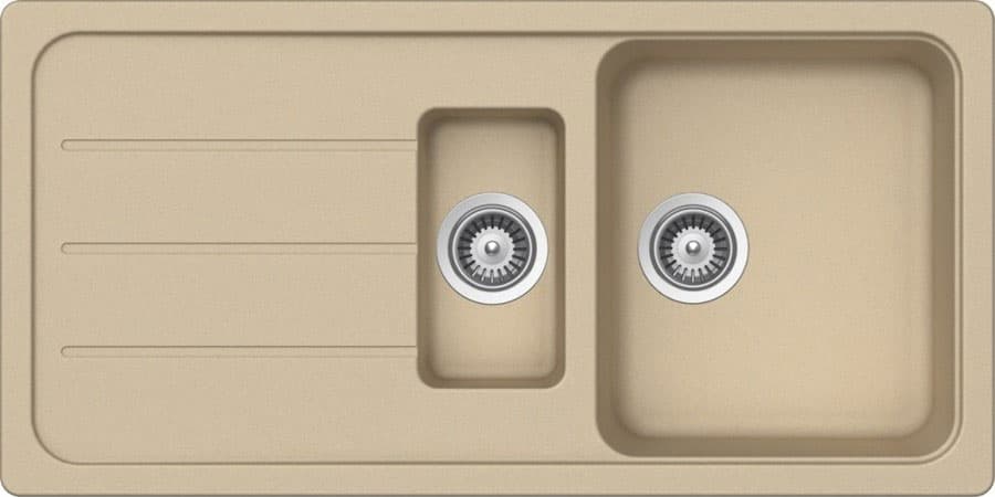 Granitna sudopera Formhaus D-150L krem