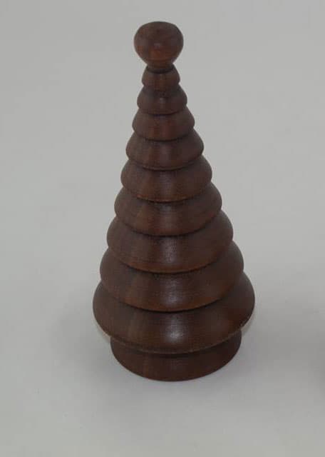 Jelkica Božić od orahovog drveta 12 cm