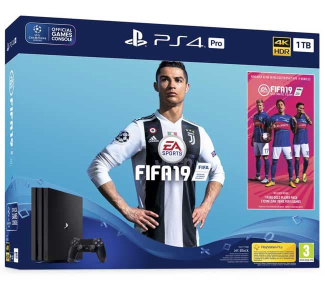 Sony PlayStation PS4 1TB Pro-B + FIFA 19
