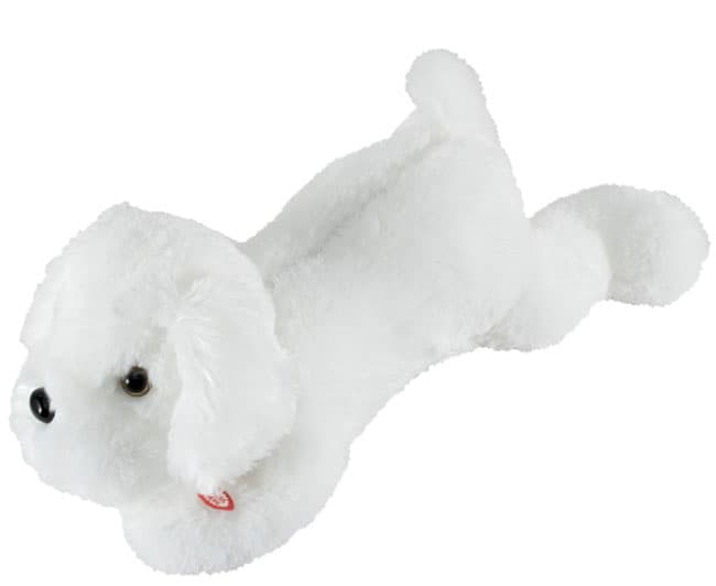 Višebojno LED noćno svetlo u obliku plišanog psa PK01/WH