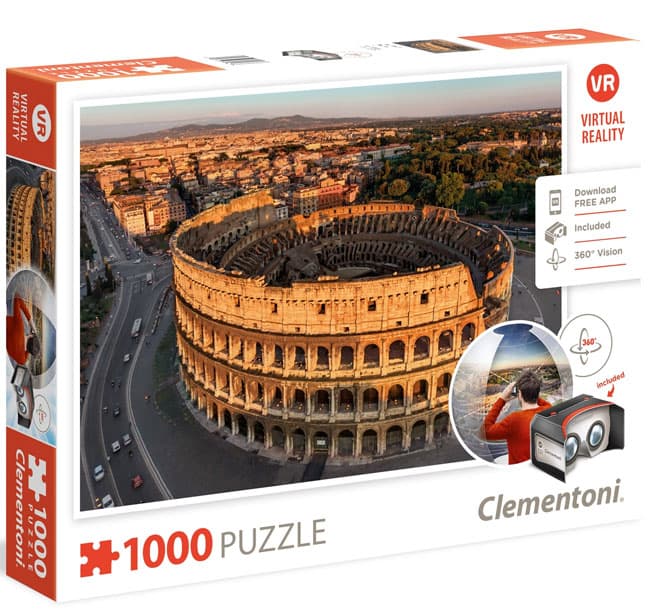 Clementoni Virtual Reality Puzzle 1000 delova Rim 39403