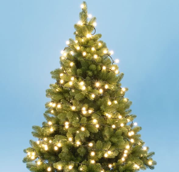 Novogodišnje lampice za jelku 100 toplo belih LED dioda KII100B/WW