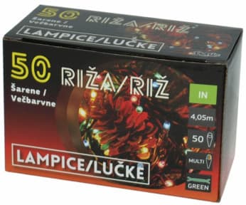 Lampice Za Jelku 50 Multikolor Sijalica