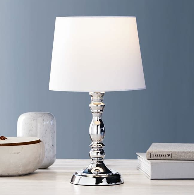 Stona lampa Lasse Chrome