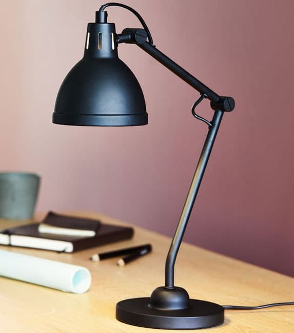 Stona lampa Patrick Black