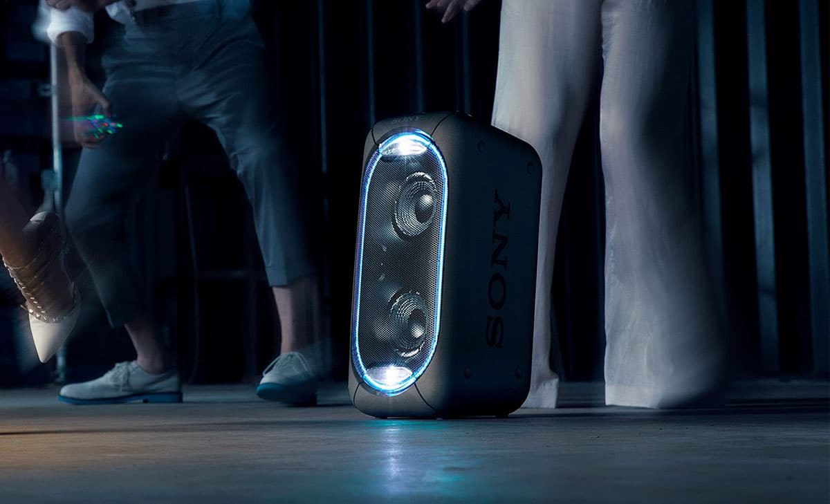 Audio sistem velike snage Sony GTK-XB60 Bluetooth EXTRA BASS sa ugrađenom baterijom Crni