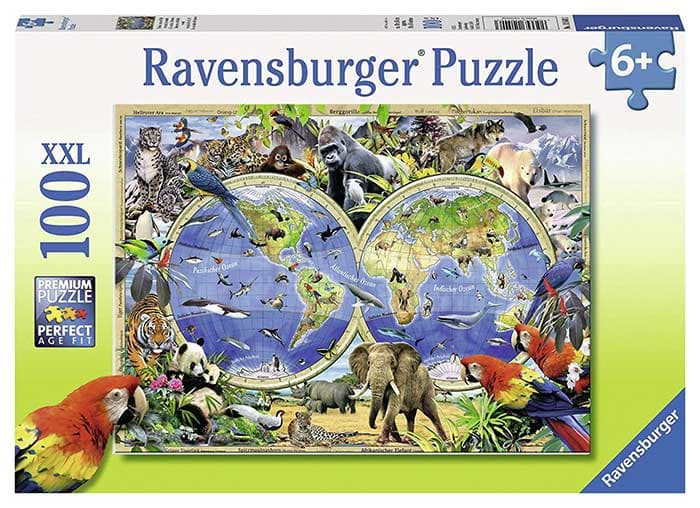 Ravensburger Puzle 100 delova - Životinje sveta 10540