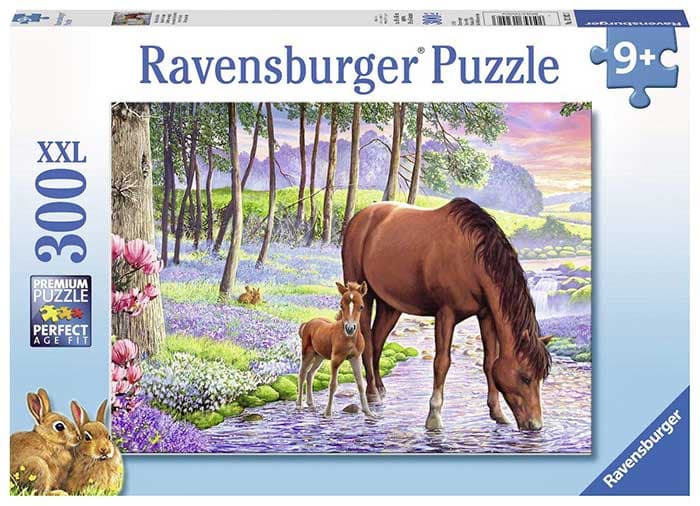Puzzle 300 delova - Konji na reci Ravensburger 13242