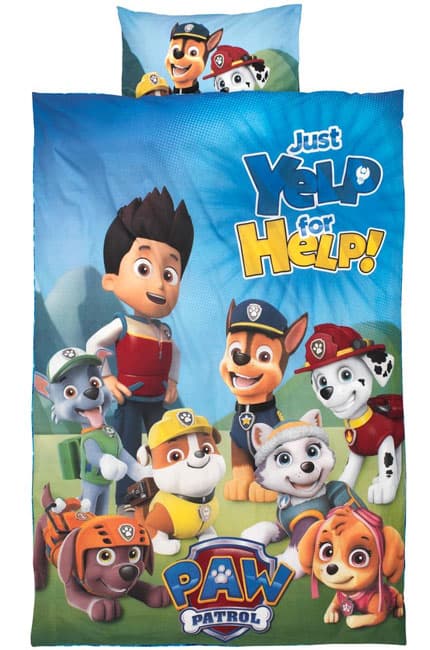 Dečija posteljina Patrolne Šape 140x200