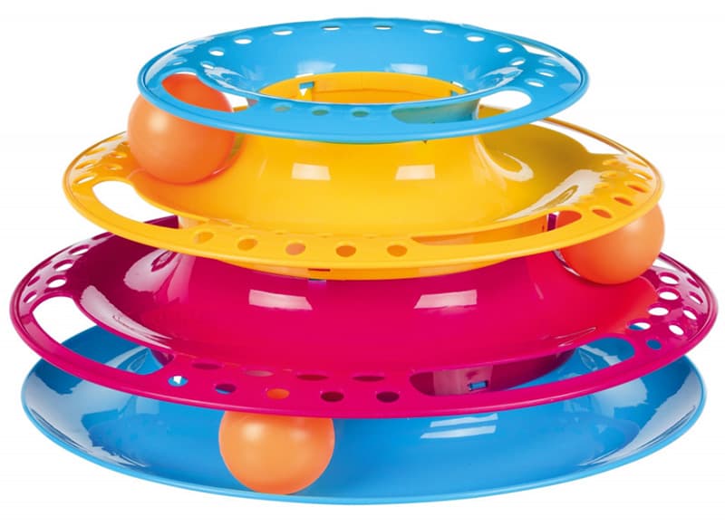 TRIXIE Igračka za mačku KRUŽNI TORANJ sa lopticama CATCH THE BALLS