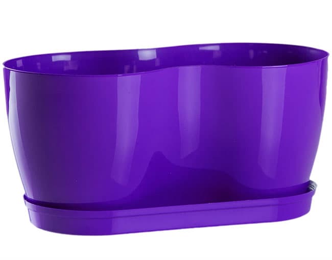 Dupla saksija za cveće Lady Ljubičasta 2x12cm