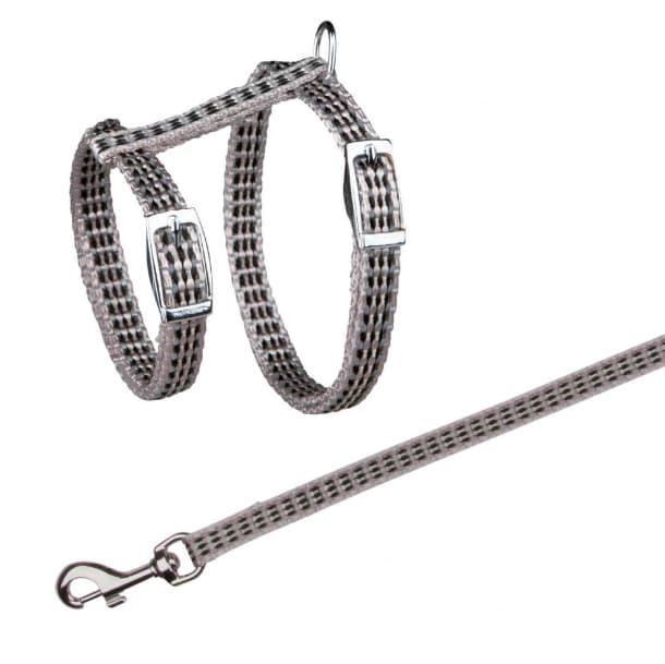 TRIXIE Am za mačke sa povocem i kopčama 22-42cm reflektujući