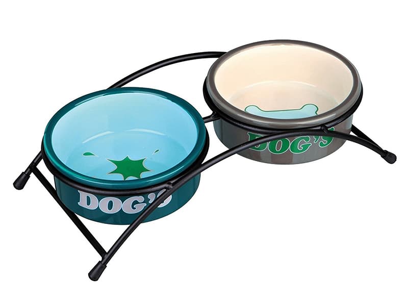 TRIXIE Set od 2 činije na stalku 0.3 l EAT ON FEET