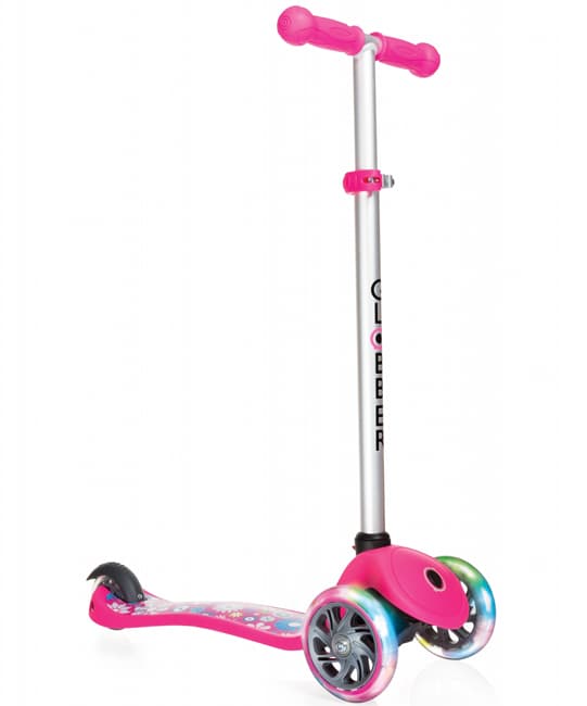 Dečiji trotinet sa svetlećim točkovima Globber Primo Fantasy Pink 18141